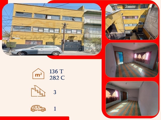 <span style="font-weight: bold;">EDIFICIO EN VENTA - EUSKADI, AZCAPOTZALCO</span>